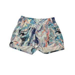 Athleta Girls Marbled Record Breaker 3" Short, Size‎ S/7